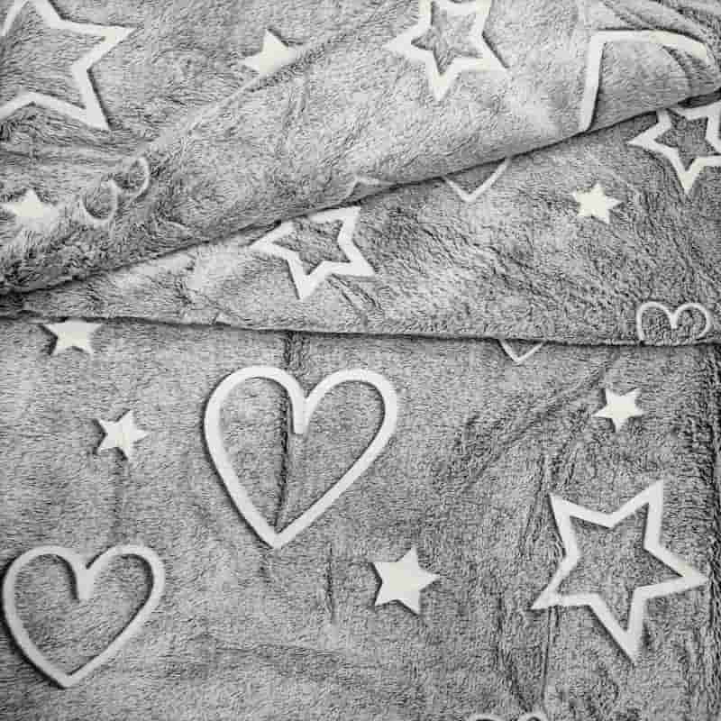 خرید پتو شب نما طرح قلب + فروش عمده